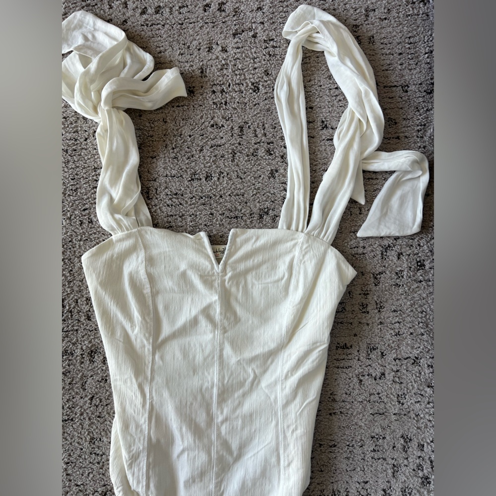 Free People White bodysuit